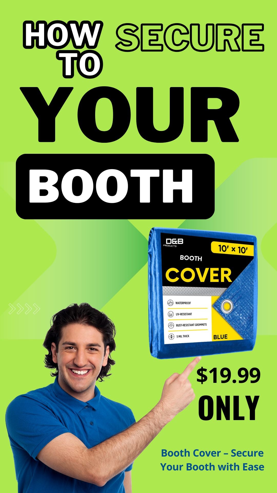 "Booth Cover" Items Available for Purchase. Secure Your Booth with Ease