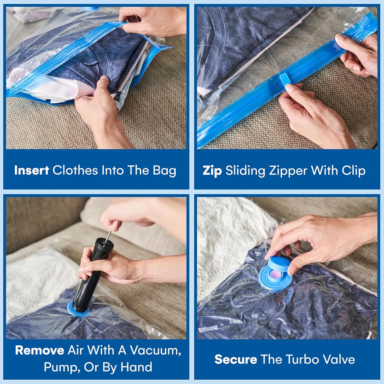 Space Saver Jumbo Vacuum Storage Bags ( 2 Pack )